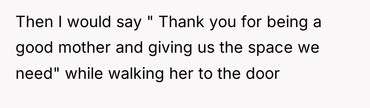 Then I would say " Thank you for being a...