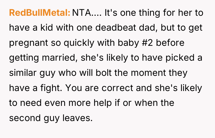 RedBullMetal NTA.... It's one thing for her to have a...