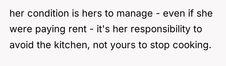 her condition is hers to manage - even if she...