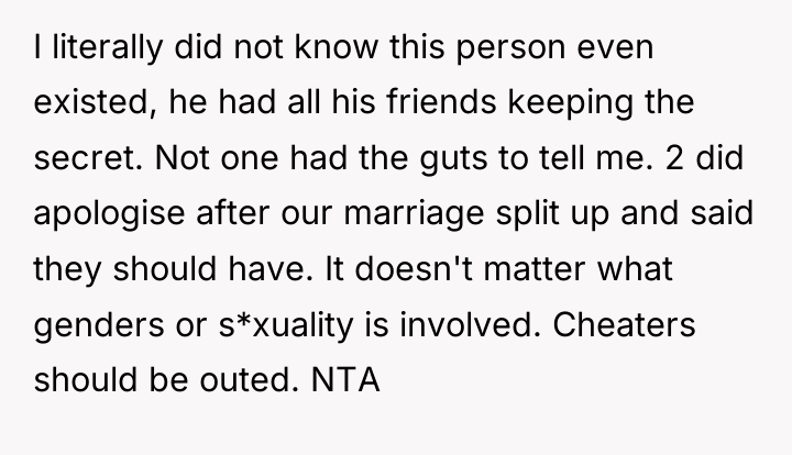 I literally did not know this person even existed, he...