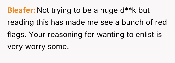 Bleafer Not trying to be a huge d**k but reading...
