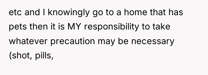 etc and I knowingly go to a home that has...