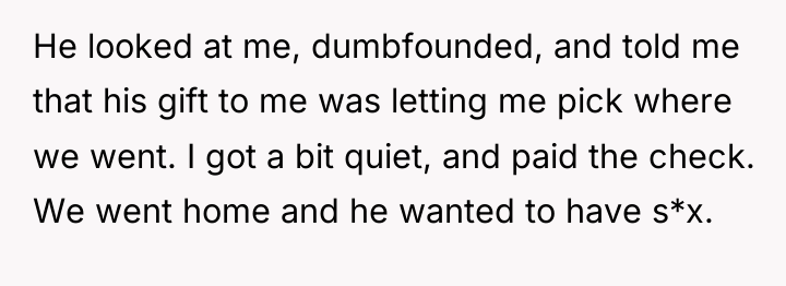 He looked at me, dumbfounded, and told me that his...
