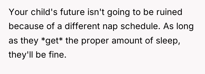 Your child's future isn't going to be ruined because of...