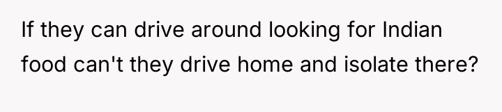 If they can drive around looking for Indian food can't...