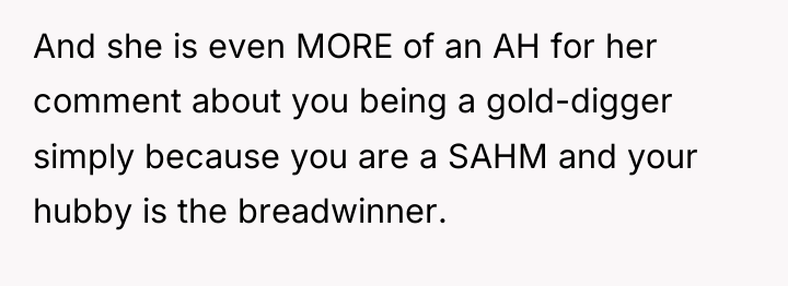 And she is even MORE of an AH for her...