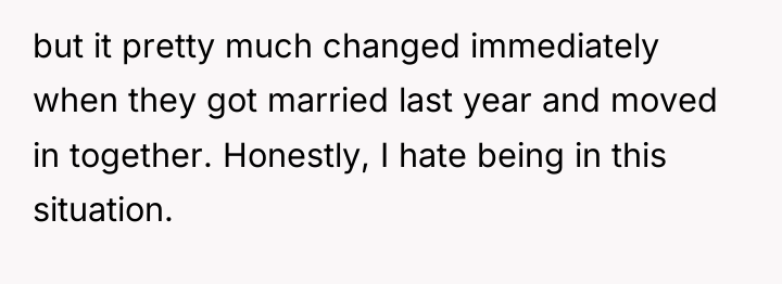 but it pretty much changed immediately when they got married...