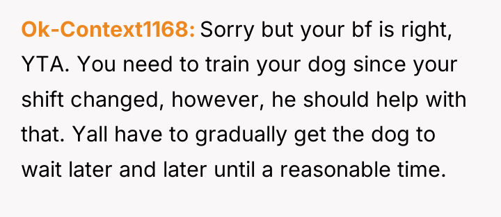 Ok-Context1168 Sorry but your bf is right, YTA. You need...