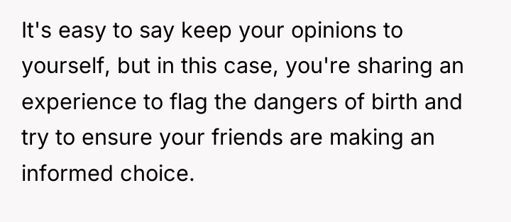 It's easy to say keep your opinions to yourself, but...