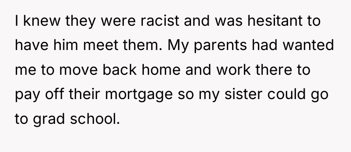 I knew they were racist and was hesitant to have...