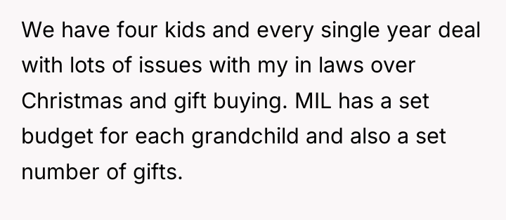 We have four kids and every single year deal with...