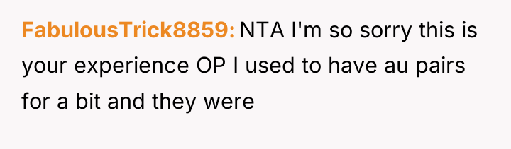 FabulousTrick8859 NTA I'm so sorry this is your experience OP...