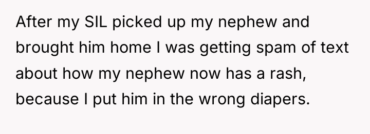 After my SIL picked up my nephew and brought him...