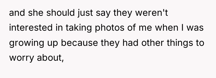 and she should just say they weren't interested in taking...