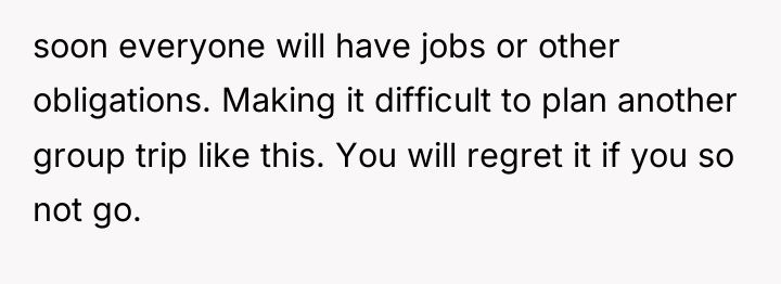 soon everyone will have jobs or other obligations. Making it...
