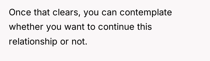 Once that clears, you can contemplate whether you want to...