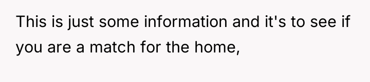 This is just some information and it's to see if...