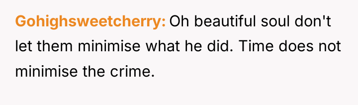 Gohighsweetcherry Oh beautiful soul don't let them minimise what he...