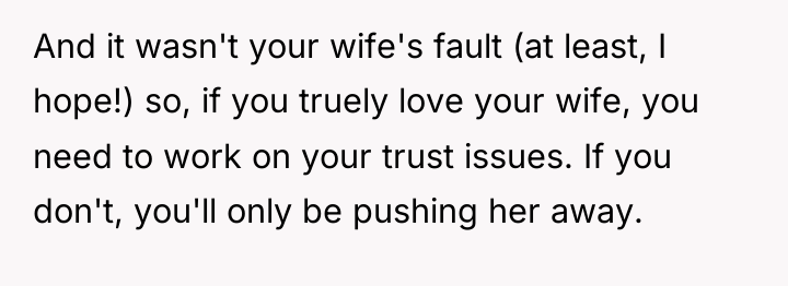 And it wasn't your wife's fault (at least, I hope!)...
