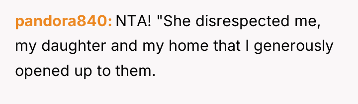 pandora840 NTA! "She disrespected me, my daughter and my home...