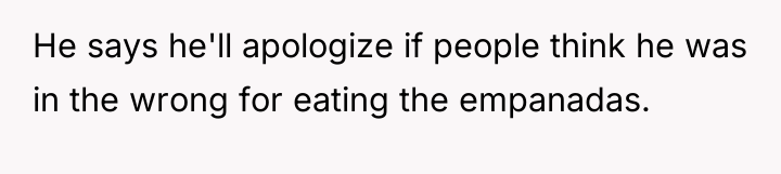 He says he'll apologize if people think he was in...