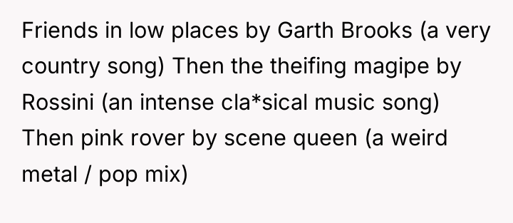 Friends in low places by Garth Brooks (a very country...