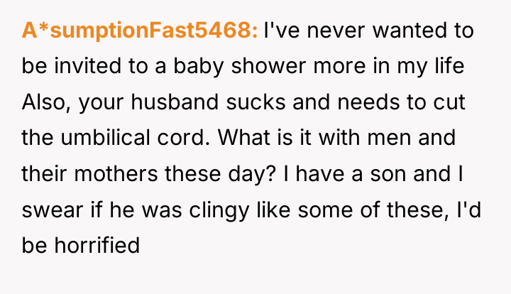 A*sumptionFast5468 I've never wanted to be invited to a baby...