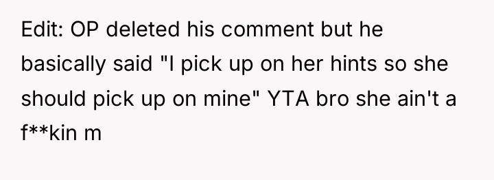 Edit: OP deleted his comment but he basically said "I...