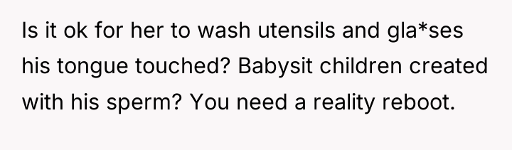 Is it ok for her to wash utensils and gla*ses...
