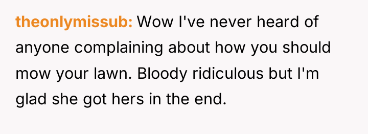 theonlymissub Wow I've never heard of anyone complaining about how...