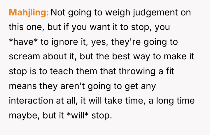Mahjling Not going to weigh judgement on this one, but...