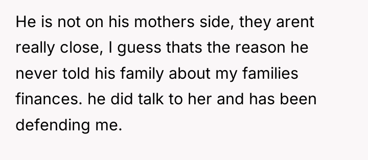 He is not on his mothers side, they arent really...