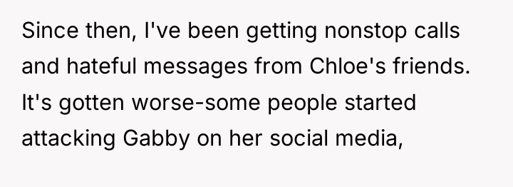 Since then, I've been getting nonstop calls and hateful messages...