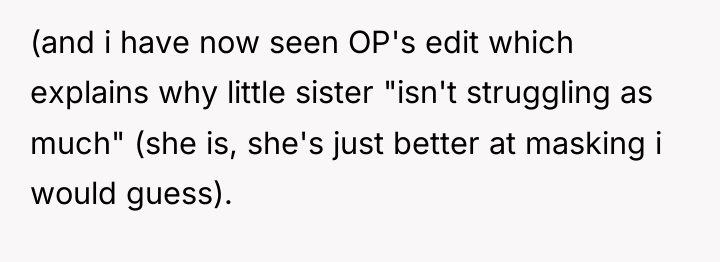 (and i have now seen OP's edit which explains why...