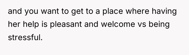 and you want to get to a place where having...
