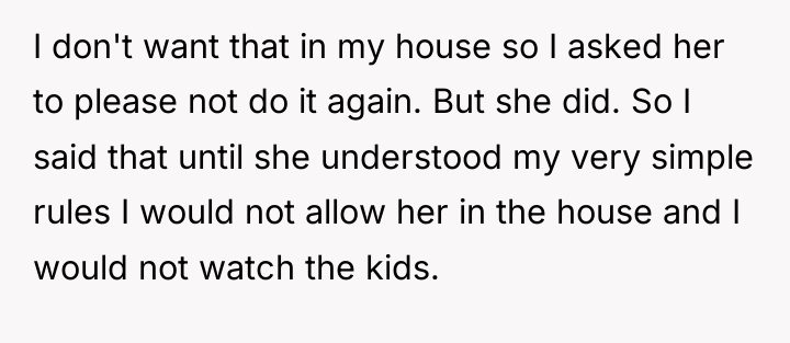 I don't want that in my house so I asked...