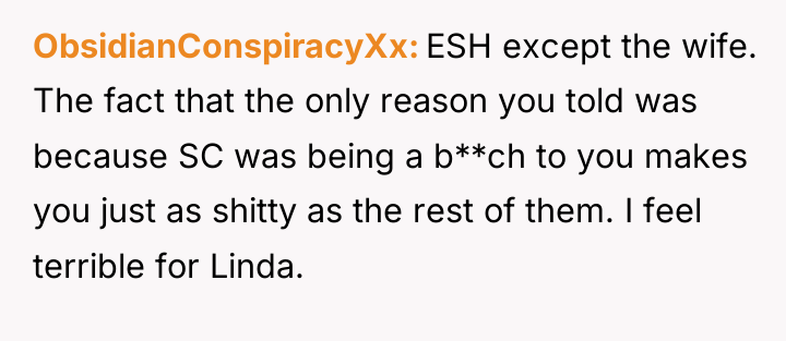 ObsidianConspiracyXx ESH except the wife. The fact that the only...