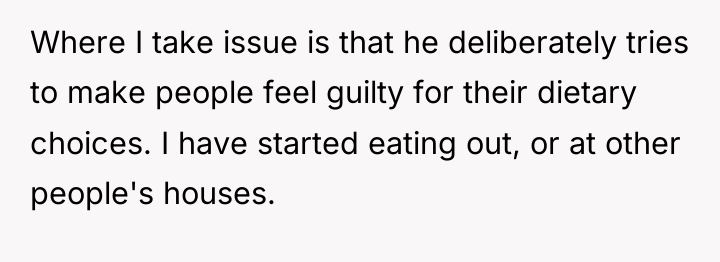 Where I take issue is that he deliberately tries to...