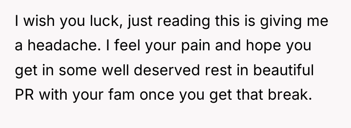 I wish you luck, just reading this is giving me...