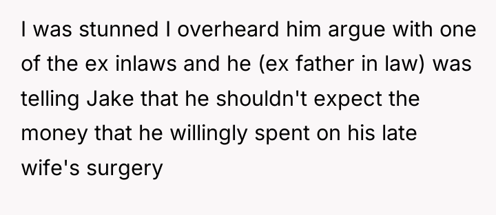 I was stunned I overheard him argue with one of...