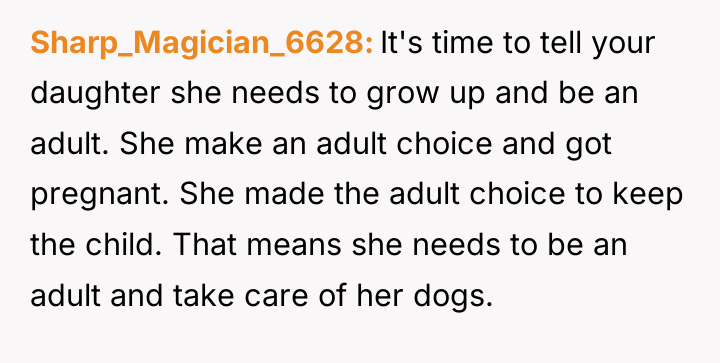 Sharp_Magician_6628 It's time to tell your daughter she needs to...