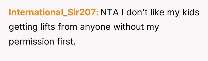 International_Sir207 NTA I don't like my kids getting lifts from...