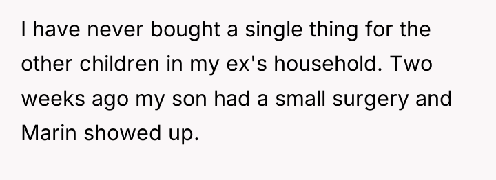 I have never bought a single thing for the other...
