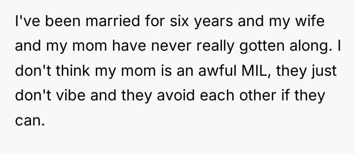 I've been married for six years and my wife and...