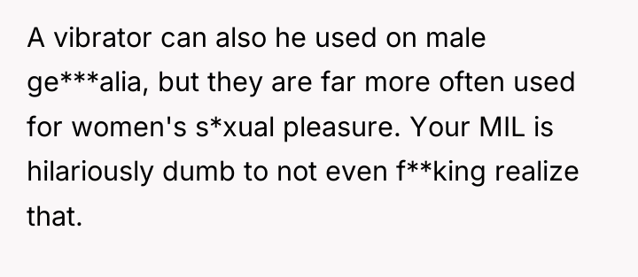 A vibrator can also he used on male ge***alia, but...