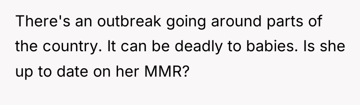 There's an outbreak going around parts of the country. It...