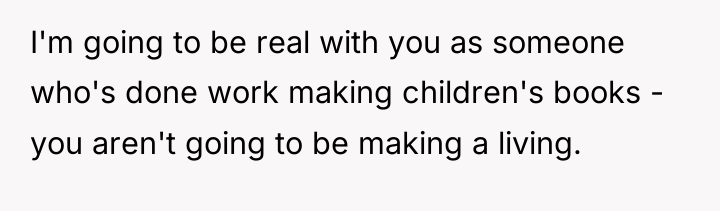 I'm going to be real with you as someone who's...