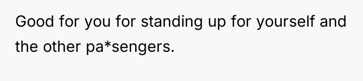 Good for you for standing up for yourself and the...
