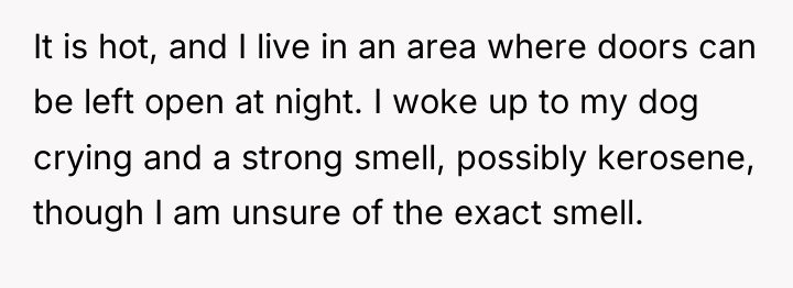 It is hot, and I live in an area where...