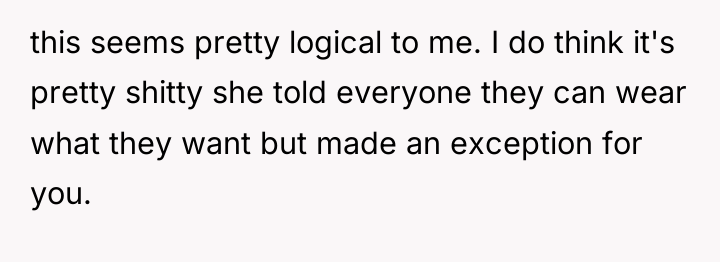 this seems pretty logical to me. I do think it's...